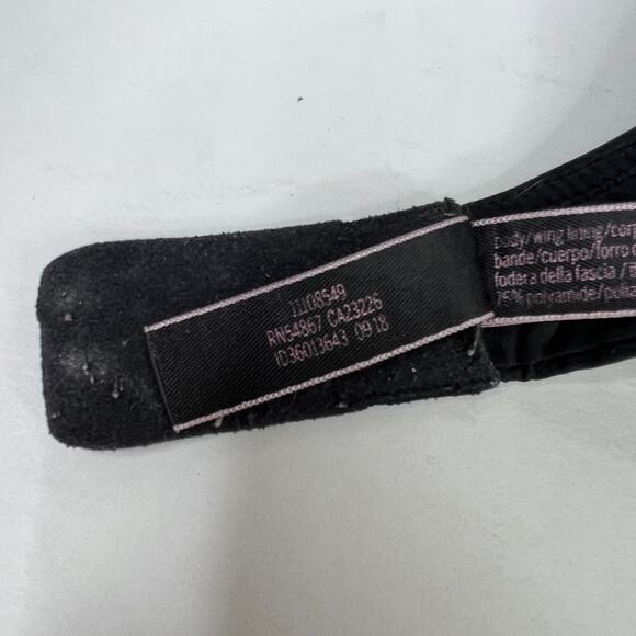 Victorias Secret T-Shirt Push Up Full Coverage Convertible Bra Black 34B - Picture 5 of 7